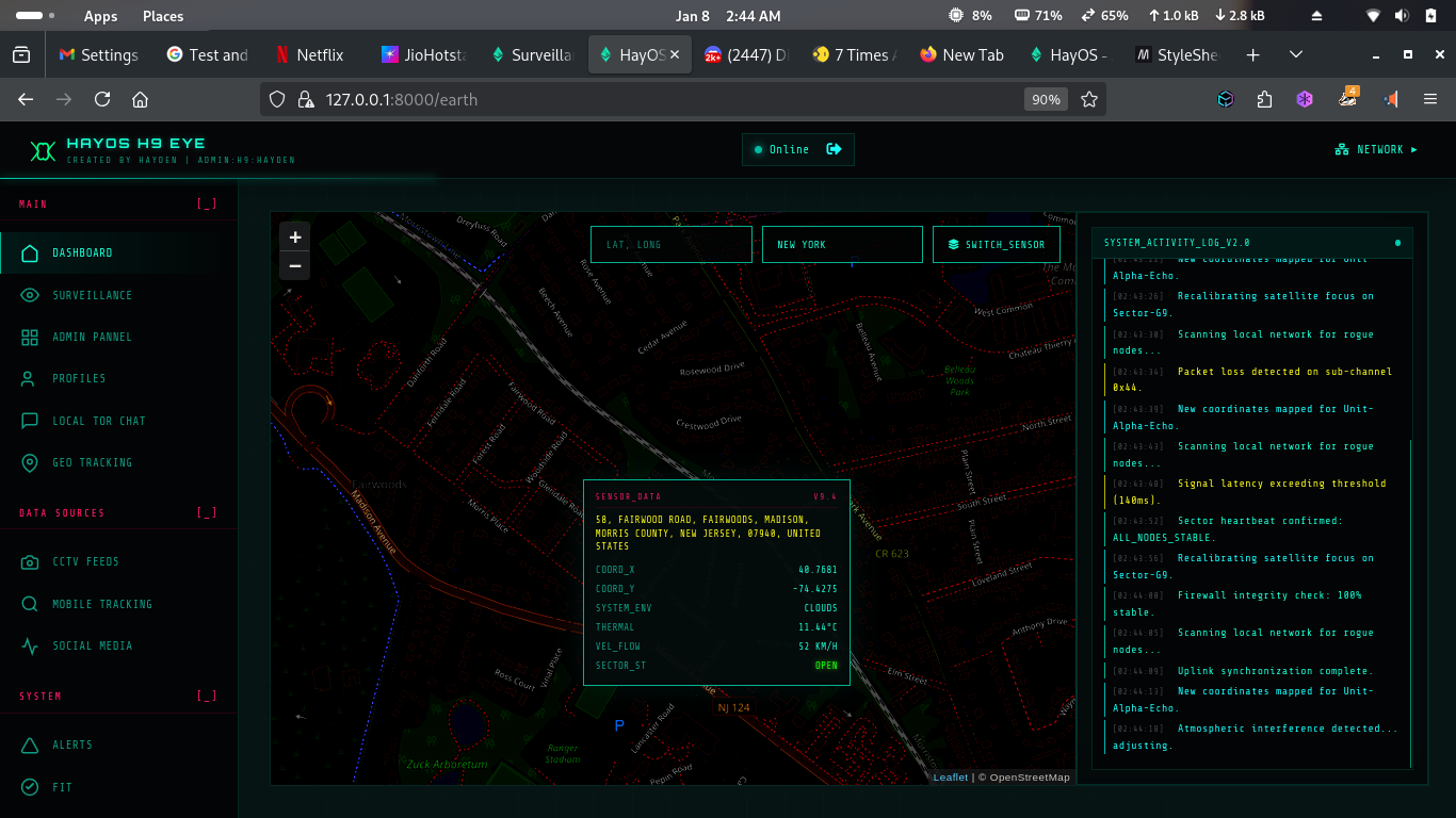 GeoSentinel Screenshot