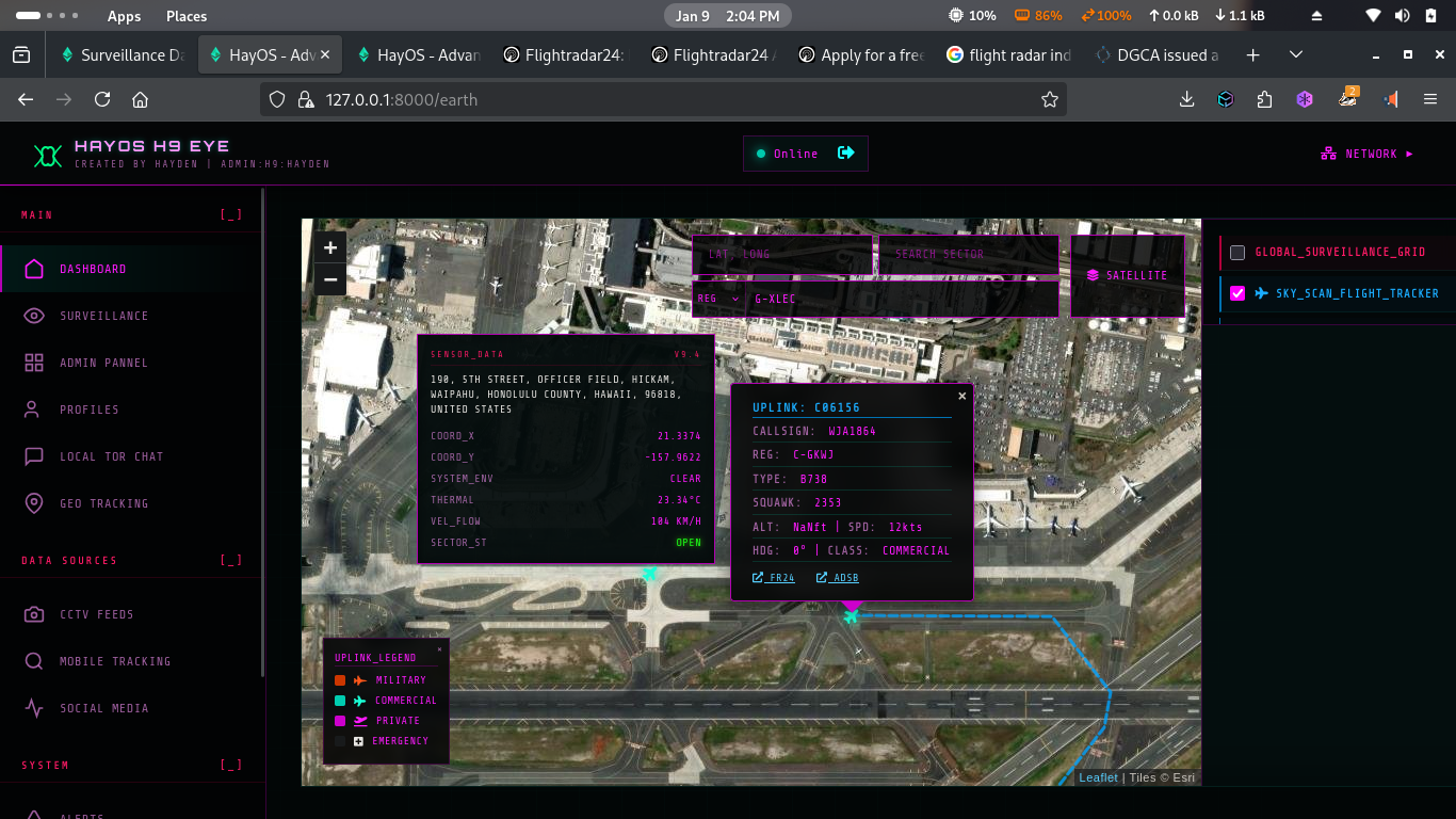 GeoSentinel Screenshot