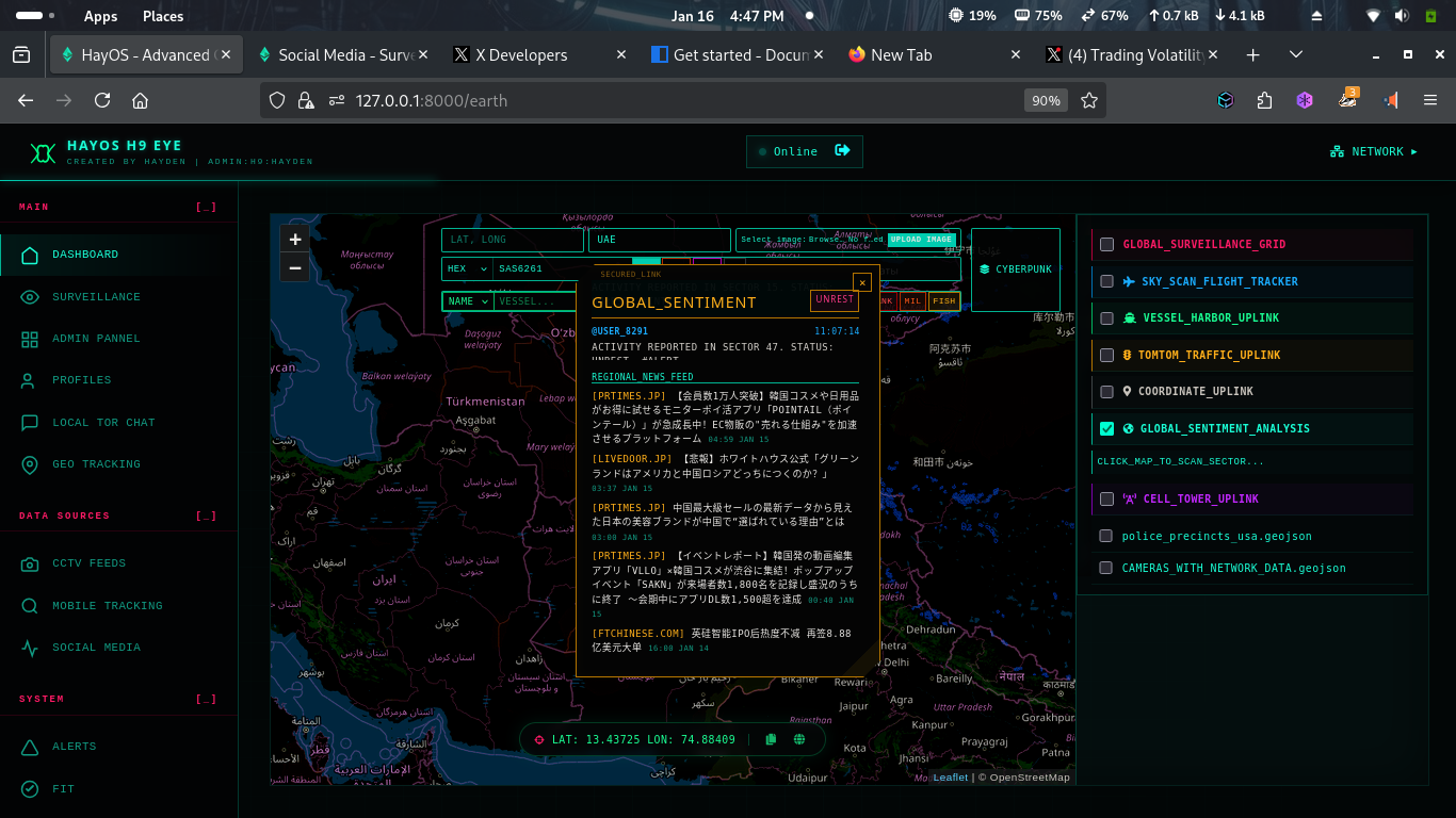GeoSentinel Screenshot